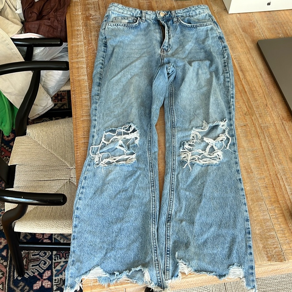 BDG high rise ripped jeans